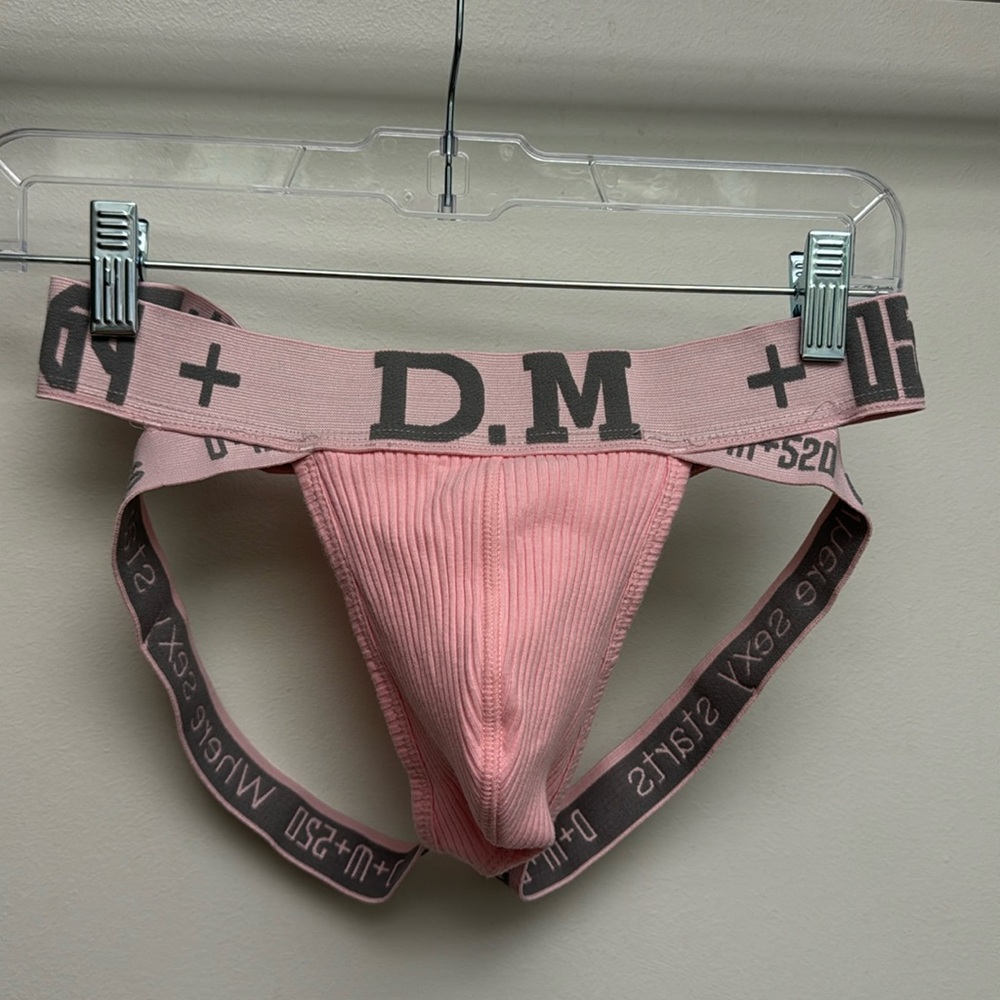 Men’s never used Baby Pink jock by DM medium 30-34 waist